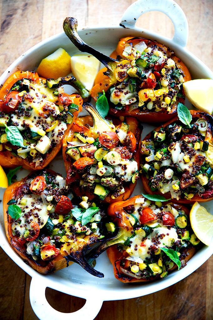 Summer Veggie Stuffed Peppers: The Perfect Crowd-Pleasing Main